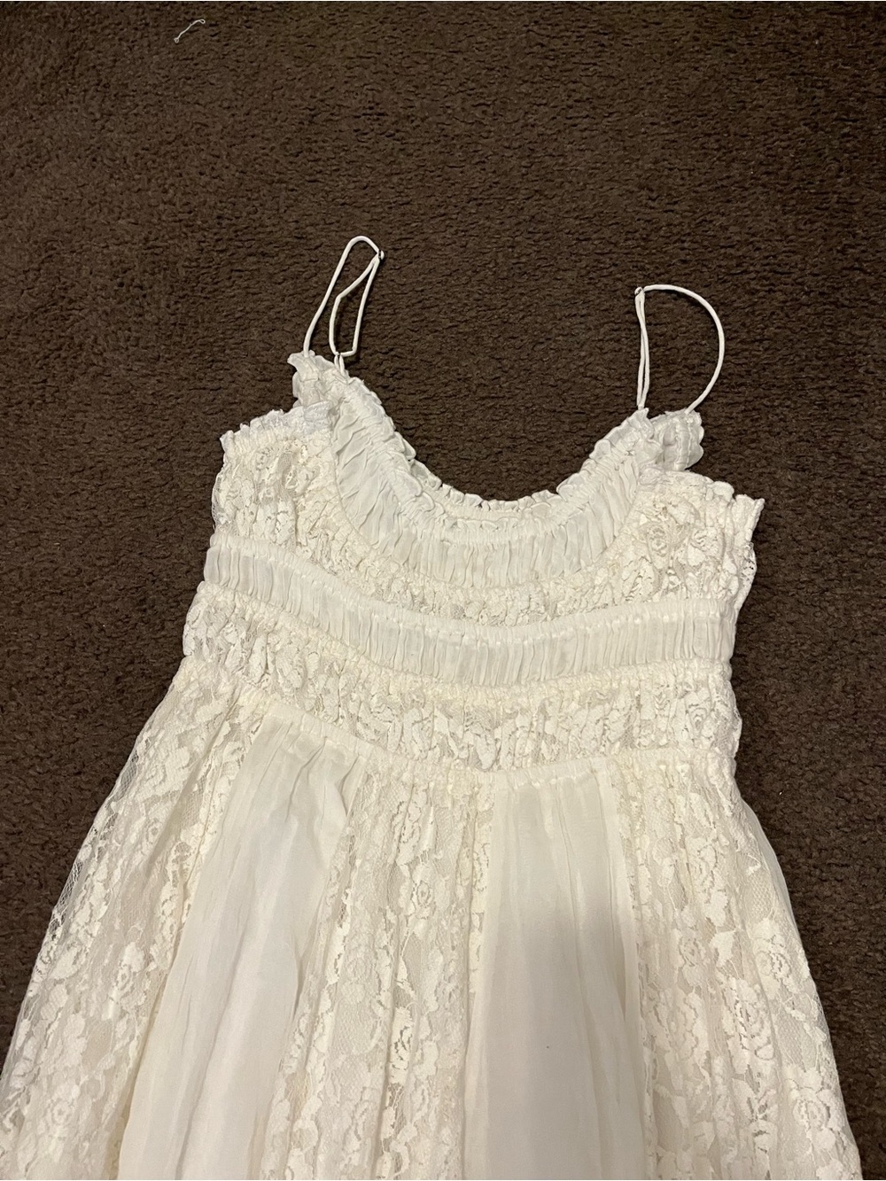 Free People Ciella Floral Lace Milkmaid Maxi Dress - Picture 12 of 12